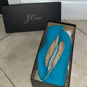 J.Crew Cece Suede Ballet Flats